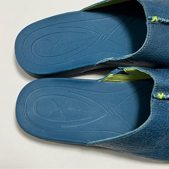 🆕 Twisted X Women's Red Buckle Sandals Slide in Ocean Blue - Picture 10 of 12